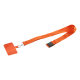 Picture of RPET MOBILE PHONE HOLDER LANYARD in Orange