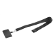 Picture of RPET MOBILE PHONE HOLDER LANYARD in Black