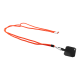 Picture of RPET MOBILE PHONE HOLDER LANYARD in Red
