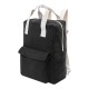 RECYCLED CANVAS BACKPACK RUCKSACK in Black image 2
