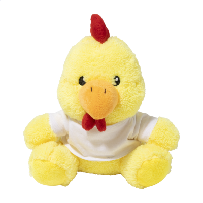 Picture of RPET PLUSH ROOSTER in Yellow