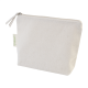 RECYCLED COTTON COSMETICS BAG in Natural image 2
