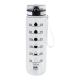 RPET MOTIVATIONAL BOTTLE in Clear Transparent image 2