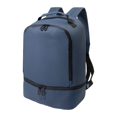 Picture of RPET BACKPACK RUCKSACK in Blue