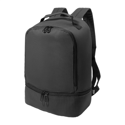Picture of RPET BACKPACK RUCKSACK in Black