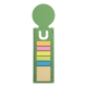 Picture of BOOKMARK in Green