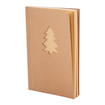 Picture of CHRISTMAS NOTE BOOK in Natural.