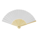 RPET HAND FAN in White image 2