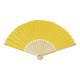 RPET HAND FAN in Yellow image 2