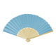 RPET HAND FAN in Light Blue image 2