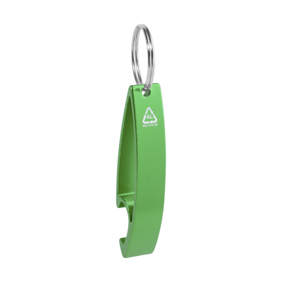 Picture of BOTTLE OPENER KEYRING in Green