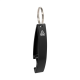 BOTTLE OPENER KEYRING in Black image 2