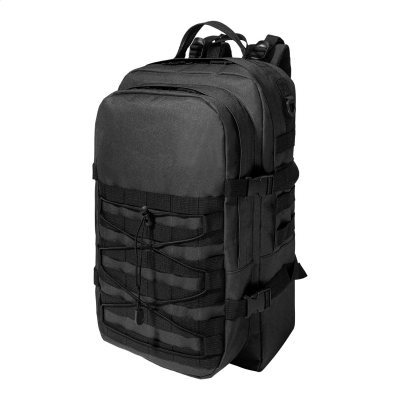 Picture of RPET OUTDOOR BACKPACK RUCKSACK in Black