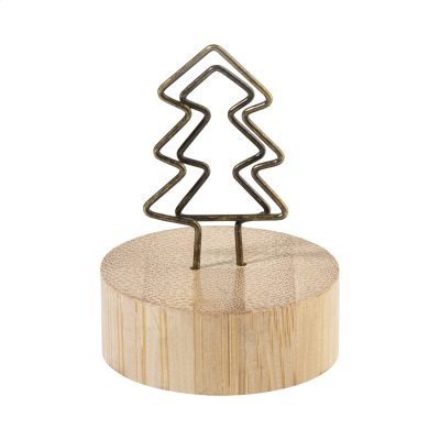 Picture of CHRISTMAS NOTE CLIP, TREE in Natural