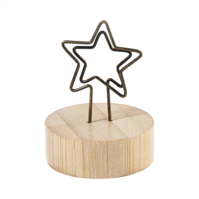 Picture of CHRISTMAS NOTE CLIP, STAR in Natural