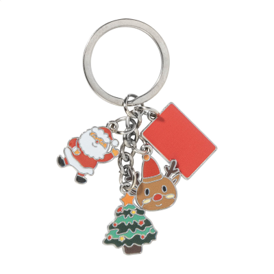Picture of CHRISTMAS KEYRING in Red