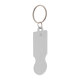 TROLLEY COIN KEYRING in Silver image 2
