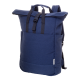 Picture of RECYCLED CANVAS BACKPACK RUCKSACK in Dark Blue