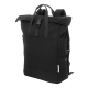 Picture of RECYCLED CANVAS BACKPACK RUCKSACK in Black