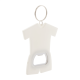Picture of BOTTLE OPENER KEYRING in White