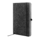 Picture of RPET FELT NOTE BOOK in Dark Grey