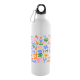 Picture of RECYCLED STAINLESS STEEL METAL BOTTLE in White