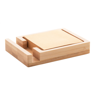 Picture of MOBILE PHONE HOLDER NOTE PAD in Natural.