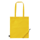 Picture of FOLDING RPET SHOPPER TOTE BAG in Yellow