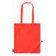 Picture of FOLDING RPET SHOPPER TOTE BAG in Red