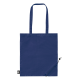 Picture of FOLDING RPET SHOPPER TOTE BAG in Dark Blue