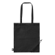 Picture of FOLDING RPET SHOPPER TOTE BAG in Black