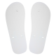 Picture of CUSTOMISABLE BEACH SLIPPERS - SOLE in White