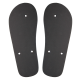Picture of CUSTOMISABLE BEACH SLIPPERS - SOLE in Black