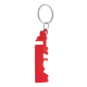 Picture of BOTTLE OPENER KEYRING in Red