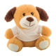 Picture of RPET PLUSH DOG in Brown