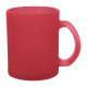 Picture of GLASS MUG in Red