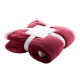 Picture of CORAL FLEECE BLANKET in Burgundy