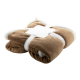 Picture of CORAL FLEECE BLANKET in Brown