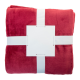 Picture of RPET FLANNEL BLANKET in Burgundy