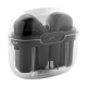 Picture of RABS CLEAR TRANSPARENT BLUETOOTH EARPHONES in Black