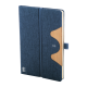 Picture of RPET CORDLESS CHARGER NOTE BOOK in Dark Blue