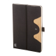 Picture of RPET CORDLESS CHARGER NOTE BOOK in Black