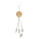 KEYRING USB CHARGER CABLE in Natural image 2