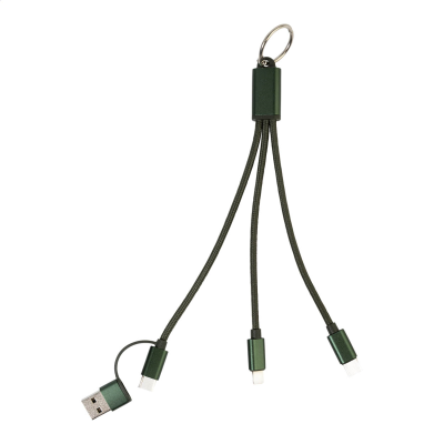 Picture of KEYRING USB CHARGER CABLE in Dark Green