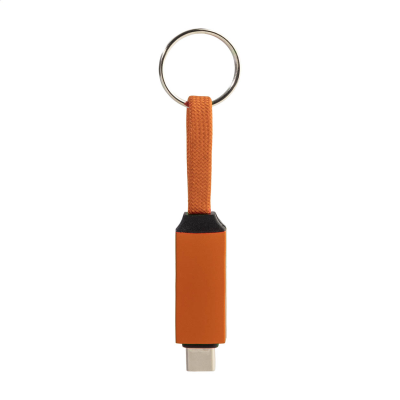 Picture of KEYRING 60W USB-C CABLE in Orange
