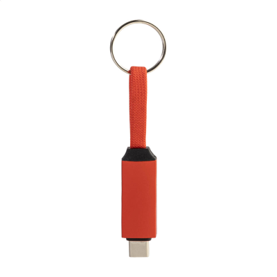 Picture of KEYRING 60W USB-C CABLE in Red