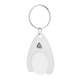 Picture of RABS TROLLEY COIN KEYRING in White