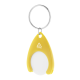 Picture of RABS TROLLEY COIN KEYRING in Yellow