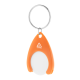 Picture of RABS TROLLEY COIN KEYRING in Orange