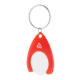 Picture of RABS TROLLEY COIN KEYRING in Red